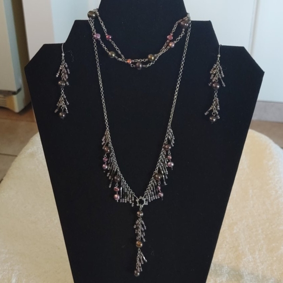 Macy's Jewelry - NWOT Dillard's Necklace, Bracelet and Earrings